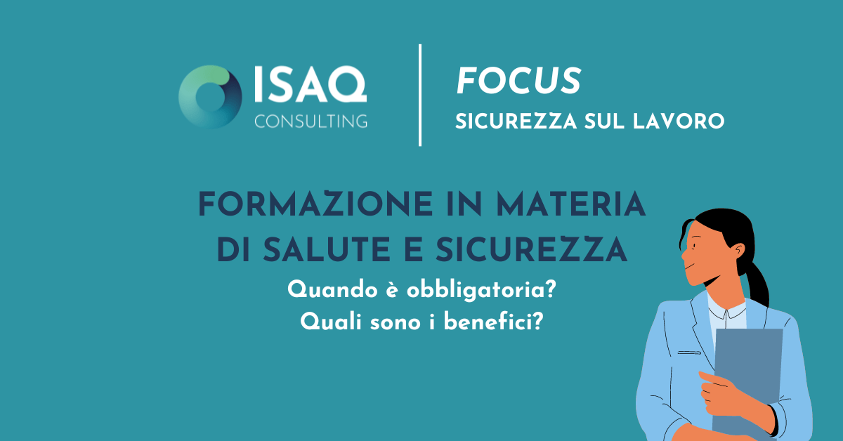 Formazione in materia di salute e sicurezza sul lavoro